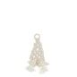Suspension gnome en coton blanc 7x2x19 cm Suspension gnome en coton blanc 7x2x19 cm