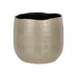 Vaso di fiori in ceramica grigio chiaro 25x25x22cm Vaso di fiori in ceramica grigio chiaro 25x25x22cm