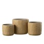 Cache-pot en céramique beige 17x17x15 cm Cache-pot en céramique beige 17x17x15 cm