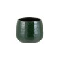 Macetero de cerámica verde de 18x18x18.5 cm Macetero de cerámica verde de 18x18x18.5 cm