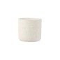 Macetero de cerámica blanco de 14x14x13 cm Macetero de cerámica blanco de 14x14x13 cm