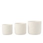 Macetero de cerámica blanco de 14x14x13 cm Macetero de cerámica blanco de 14x14x13 cm