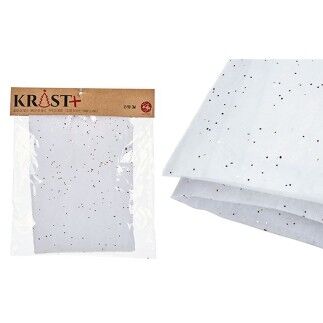Accesoires pour crèche de Noël Tapis Blanc 50 x 0,01 x 50 cm (24 Unités)