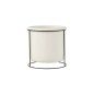 Vaso di fiori in ceramica bianca 20x20x19,5 cm Vaso di fiori in ceramica bianca 20x20x19,5 cm