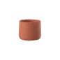 Cache-pot en céramique orange 12x12x10 cm Cache-pot en céramique orange 12x12x10 cm