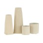 Vase haut en céramique blanc 12x12x29 cm Vase haut en céramique blanc 12x12x29 cm