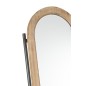 Miroir sur pied avec étagère en bois marron 60x40x170 cm Miroir sur pied avec étagère en bois marron 60x40x170 cm