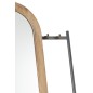 Miroir sur pied avec étagère en bois marron 60x40x170 cm Miroir sur pied avec étagère en bois marron 60x40x170 cm