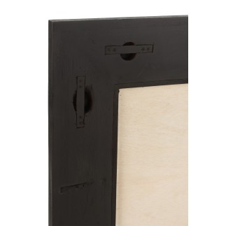 Miroir carré en Verre Noir 80,5x3,5x80,5cm