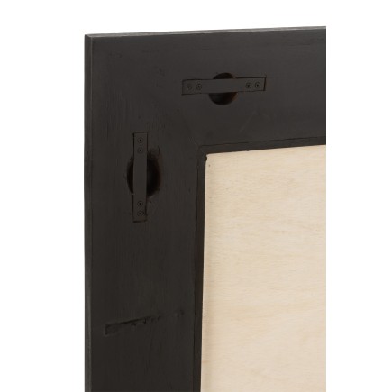 Miroir carré en Verre Noir 80,5x3,5x80,5cm