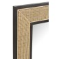 Espelho quadrado em vidro preto 80,5 x 3,5 x 80,5 cm Espelho quadrado em vidro preto 80,5 x 3,5 x 80,5 cm
