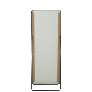 Miroir sur pied en verre noir 55x150 cm
