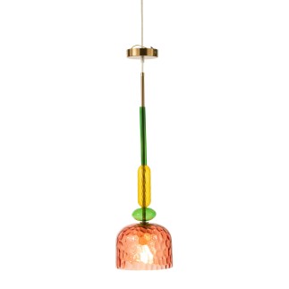Suspension en verre multicouleur 20x20x190 cm