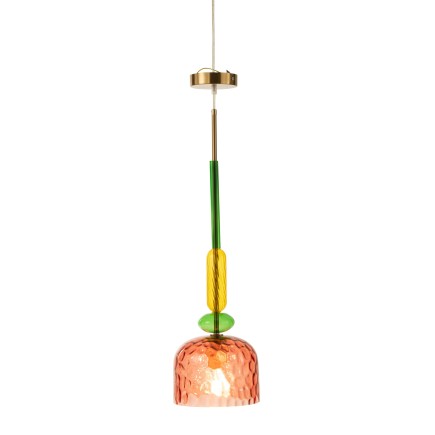 Suspension en verre multicouleur 20x20x190 cm