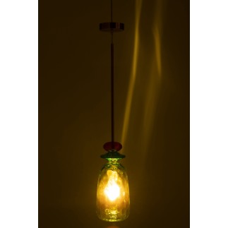 Suspension en verre multicouleur 15x15x160 cm