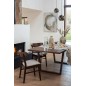 Lampe boule suspendue en verre argent 30x30x220 cm