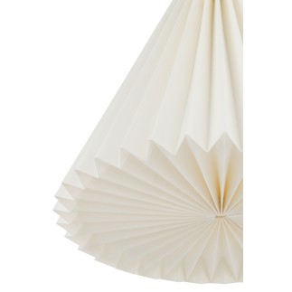 Lámpara de techo de acordeón de papel blanco 37x0x29 cm