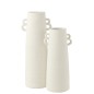 Vase en céramique blanche avec anses 20*17*44cm