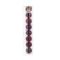 Lot de boules de Noël Violet Plastique Ø 7 cm (24 Unités)