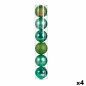 Lot de boules de Noël 6 Pièces Vert Plastique 15 x 16 x 15 cm (4 Unités)