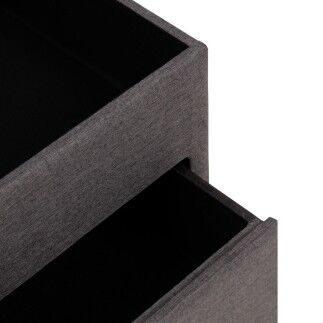 Baúl 95 x 50 x 50 cm Tejido Sintético Madera