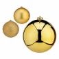 Set de Bolas de Navidad Dorado Plástico Ø 15 cm (4 Unidades)