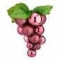 Bola de Navidad Uvas Mediano Rosa Plástico 18 x 18 x 28 cm (12 Unidades)