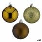 Lot de boules de Noël Vert Plastique 6 x 7 x 6 cm (30 Unités)