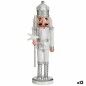 Figurine Décorative Casse-Noisette Blanc Argenté Plastique 9,5 x 28,5 x 7,5 cm (12 Unités) Figurine Décorative Casse-Noisette Blanc Argenté Plastique 9,5 x 28,5 x 7,5 cm (12 Unités)