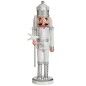 Figurine Décorative Casse-Noisette Blanc Argenté Plastique 9,5 x 28,5 x 7,5 cm (12 Unités) Figurine Décorative Casse-Noisette Blanc Argenté Plastique 9,5 x 28,5 x 7,5 cm (12 Unités)