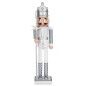 Figurine Décorative Casse-Noisette Blanc Argenté Plastique 13,2 x 59,5 x 11,5 cm (4 Unités) Figurine Décorative Casse-Noisette Blanc Argenté Plastique 13,2 x 59,5 x 11,5 cm (4 Unités)