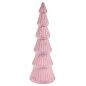 Sapin de Noël Velours Rose Bois 12 x 34,5 x 12 cm (8 Unités)