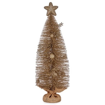 Albero di Natale champagne 23 x 14.5 x 46 cm (12 unità)
