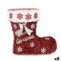 Figurine Décorative Botte guirlande Blanc Rouge polypropylène PET 26 x 27 x 14 cm (8 Unités) Figurine Décorative Botte guirlande Blanc Rouge polypropylène PET 26 x 27 x 14 cm (8 Unités)