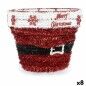 Figurine Décorative Panier guirlande Blanc Rouge polypropylène PET 27 x 22 x 27 cm (8 Unités) Figurine Décorative Panier guirlande Blanc Rouge polypropylène PET 27 x 22 x 27 cm (8 Unités)