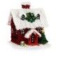Figurine Décorative Maison guirlande Blanc Rouge polypropylène PET 19 x 24,5 x 19 cm (12 Unités) Figurine Décorative Maison guirlande Blanc Rouge polypropylène PET 19 x 24,5 x 19 cm (12 Unités)