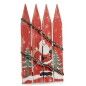 Décoration Suspendue Panneau Père Noël Lumière LED Rouge Plastique Bois MDF 34,7 x 4 x 60 cm (6 Unités) Décoration Suspendue Panneau Père Noël Lumière LED Rouge Plastique Bois MDF 34,7 x 4 x 60 cm (6 Unités)
