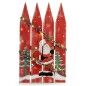 Décoration Suspendue Panneau Père Noël Lumière LED Rouge Plastique Bois MDF 34,7 x 4 x 60 cm (6 Unités) Décoration Suspendue Panneau Père Noël Lumière LED Rouge Plastique Bois MDF 34,7 x 4 x 60 cm (6 Unités)
