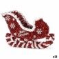 Figurine Décorative Traîneau guirlande Blanc Rouge polypropylène PET 32,5 x 23 x 12 cm (12 Unités) Figurine Décorative Traîneau guirlande Blanc Rouge polypropylène PET 32,5 x 23 x 12 cm (12 Unités)