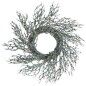 Corona de Navidad Rama Azul Plástico 50 x 10 x 50 cm (2 Unidades)