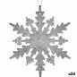 Décorations de Noël Flocons de neige Argenté Plastique Paillettes 15 x 15 x 0,2 cm (24 Unités) Décorations de Noël Flocons de neige Argenté Plastique Paillettes 15 x 15 x 0,2 cm (24 Unités)
