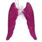 Décorations de Noël Ailes d'ange Fuchsia Plastique Paillettes 12,5 x 15 x 2,5 cm (24 Unités) Décorations de Noël Ailes d'ange Fuchsia Plastique Paillettes 12,5 x 15 x 2,5 cm (24 Unités)