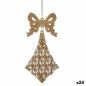 Décorations de Noël Lien Losanges champagne Plastique Paillettes 7,5 x 1 x 15,5 cm (24 Unités) Décorations de Noël Lien Losanges champagne Plastique Paillettes 7,5 x 1 x 15,5 cm (24 Unités)