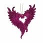 Décorations de Noël Ailes d'ange Fuchsia Plastique Paillettes 12 x 13 x 2,5 cm (24 Unités) Décorations de Noël Ailes d'ange Fuchsia Plastique Paillettes 12 x 13 x 2,5 cm (24 Unités)