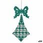 Décorations de Noël Lien Losanges Vert Plastique Paillettes 7,5 x 1 x 15,5 cm (24 Unités) Décorations de Noël Lien Losanges Vert Plastique Paillettes 7,5 x 1 x 15,5 cm (24 Unités)
