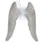 Décorations de Noël Ailes d'ange Argenté Plastique Paillettes 12,5 x 15 x 2,5 cm (24 Unités) Décorations de Noël Ailes d'ange Argenté Plastique Paillettes 12,5 x 15 x 2,5 cm (24 Unités)