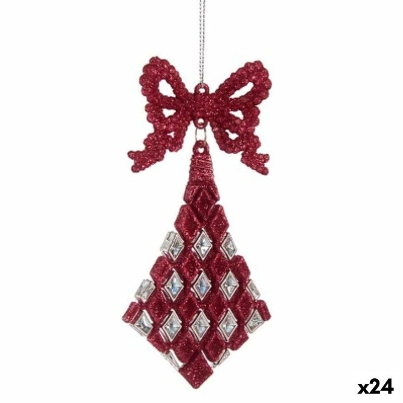 Décorations de Noël Lien Losanges Fuchsia Plastique Paillettes 7,5 x 1 x 15,5 cm (24 Unités) Décorations de Noël Lien Losanges Fuchsia Plastique Paillettes 7,5 x 1 x 15,5 cm (24 Unités)