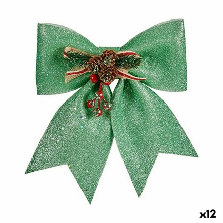 Lazo Verde Plástico 31 x 29 x 6 cm (12 Unidades)