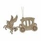 Décorations de Noël Calèche Magique champagne Plastique Paillettes 15 x 8,5 x 4,5 cm (24 Unités) Décorations de Noël Calèche Magique champagne Plastique Paillettes 15 x 8,5 x 4,5 cm (24 Unités)