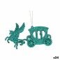 Décorations de Noël Calèche Magique Vert Plastique Paillettes 15 x 8,5 x 4,5 cm (24 Unités) Décorations de Noël Calèche Magique Vert Plastique Paillettes 15 x 8,5 x 4,5 cm (24 Unités)